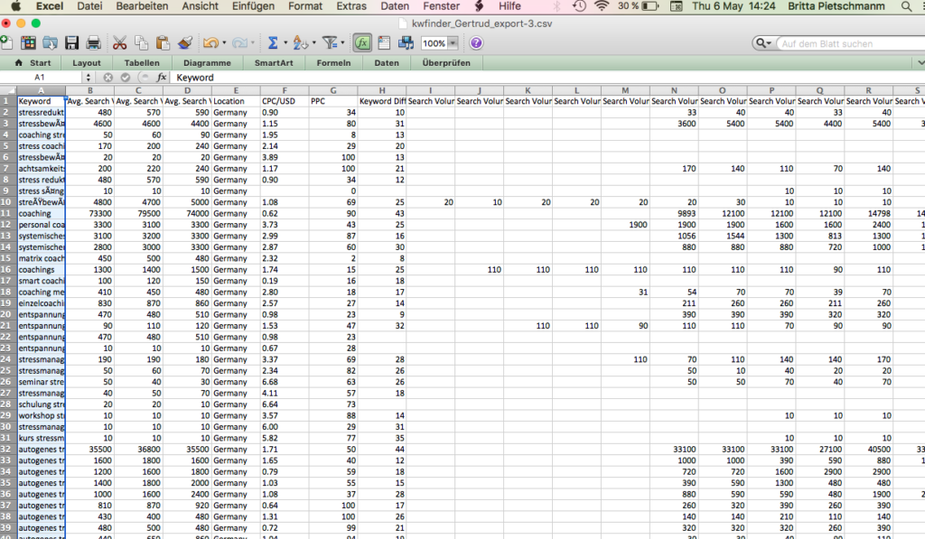 Seo excel как работать